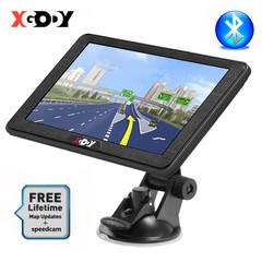XGODY 7″ GPS Navigation for Car Truck HGV SAT NAV Lifetime ALL USA Map Speedcam