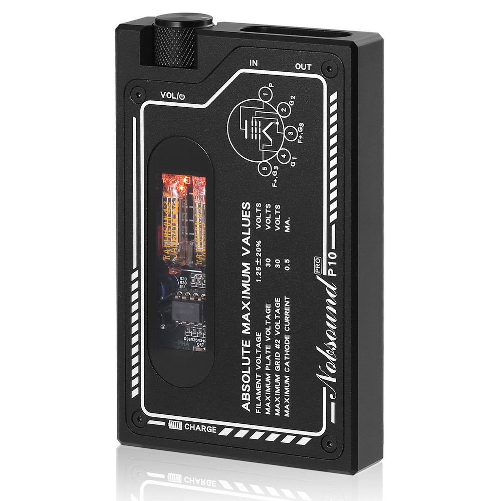 Mini Portable Headphone Amplifier HiFi Audio Direct Heated Tube Earphone Amp