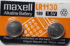 2 PK Maxell LR1130 1.5V (MADE IN JAPAN) AG10 189 389 LR54 ( EXP 10/32) FREE SHIP