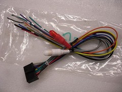 JENSEN 20-PIN RADIO WIRE HARNESS STEREO POWER PLUG CD DVD PLAYER UNIT BACK CLIP