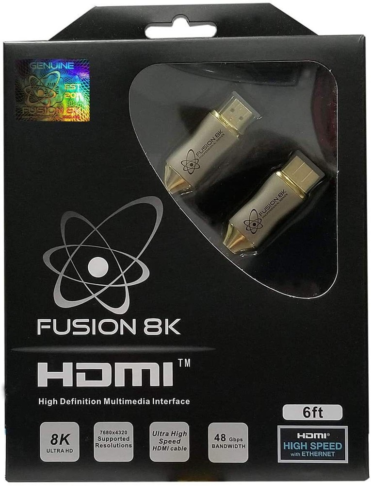 Fusion8K HDMI 2.1 8K HDMI Cable – Professional Series (6 Feet)