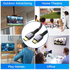 Mini HDMI zu HDMI Kabel 0.3m 1m 1.5m 2m 3m 5m Ultra HD 4k Full HD HDMI 2.0 Grey
