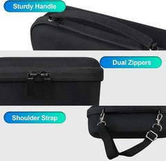 Beats Pill Bluetooth Speaker Carrying Case Travel Bag Black Black Mesh Pocket