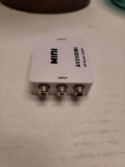 Mini Box AV2HDMI Upscaler AV RCA to HDMI VIDEO Converter Adpter 1080P TV PS2 DV