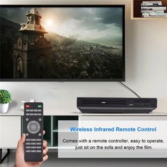 DVD Player All Region Free DVD CD Disc Player AV Output USB Remote Control 2026