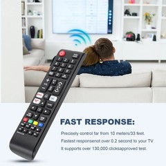 NEW Universal Remote Control for ALL Samsung LCD LED HDTV Smart TVs BN59-01199F