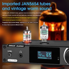HiFi Tube Preamp with Bluetooth Receiver USB DAC COAX/OPT D/A Audio Converter
