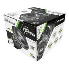 2x Timpano 10″ Car Audio Subwoofer 1500 Watts T1500-10 Dual 4 Ohms Daily Banger