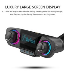 Wireless Bluetooth FM Transmitter Car Stereo Audio MP3 AUX Adapter USB Charger