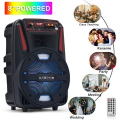 1000W Portable Wireless bluetooth Speaker Super Bass Stereo Radio FM TF AUX USB
