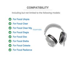 Ear Pads For Focal Utopia/Clear/Elegia/MG/Elex/Stellia/Celestee/Radiance