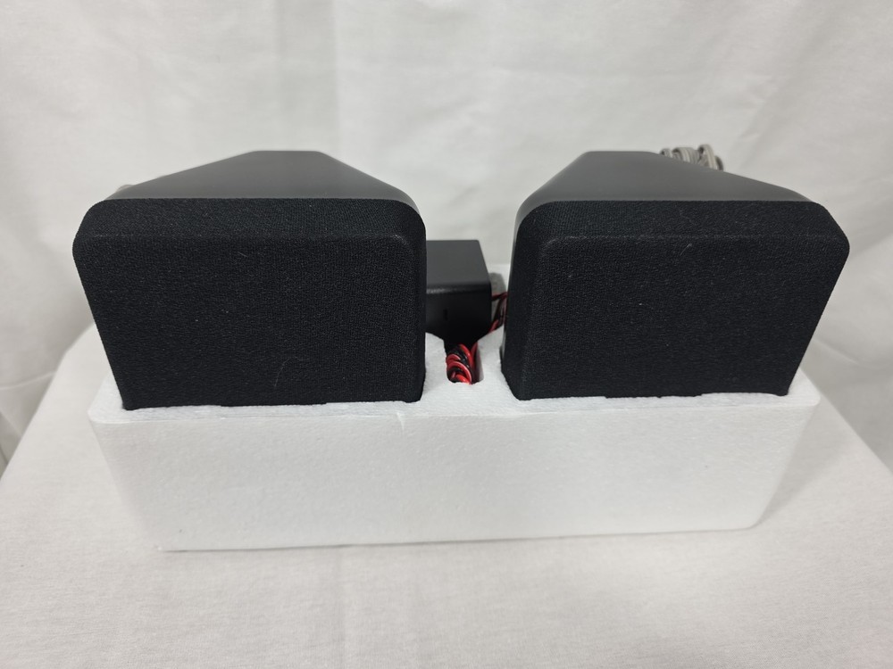 VINTAGE SONY SS-SR10A SPEAKER SYSTEM 2 PC 1 PAIR NIB BLACK 4INCH HARDWIRED 50Wt