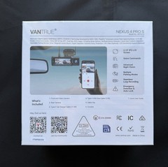 Vantrue N4 Pro S (N4 Pro S) 3 Channel Dashcam 4K + 1080P + 2.5K Optional LTE