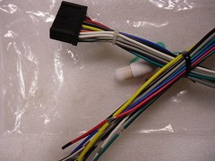 JENSEN 20-PIN RADIO WIRE HARNESS STEREO POWER PLUG CD DVD PLAYER UNIT BACK CLIP