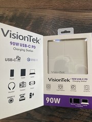 VisionTek 90 Watt Charging Station-White