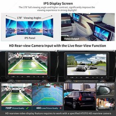 ATOTO A6 PF 9in 2DIN Android Car Stereo with Wireless CarPlay,Android Auto,WiFi