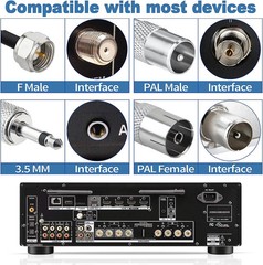 FM Radio Antenna FM Dipole Antenna FM Antenna for Stereo Receiver Indoor Pionee