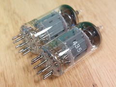 Perfectly Matched Pair of Hitachi (ITT lbl) 7247 12DW7 NOS NIB Vacuum Tubes