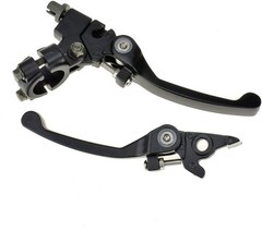 Black Chrome Clutch Brake Lever for 22Mm 7/8 Inch Handlebar 110Cc 125Cc 140Cc TT