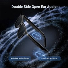2in1 Photochromic Smart Glasses Sunglasses Bluetooth 6.0 Speaker Calling Music