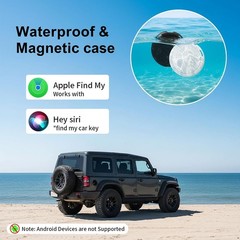 Magnetic Car GPS Tracker for Vehicles Key Dog Real Time for Find My (iOS Only)