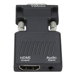 VGA Input To HDMI Output Adapter PC Laptop To HDTV Moniter Projecter Converter