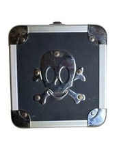Vaultz Locking Case CD & DVD Wallet No Key Holds 24 Discs Made Vietnam W Some Cd