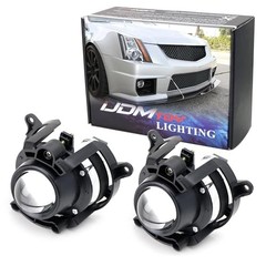 OEM-Spec Projector Lens Fog Light Assemblies Kit w/ H11 Halogen Bulbs,