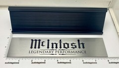 McIntosh Legendary Performance Desk Sign – Custom Made Aluminum Dual Sided