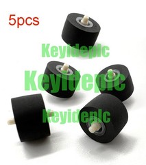 5pcs Pinch Roller Rings with 10x6x1.5mm Shaft for Cassette Tape Deck Recorders