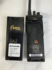Lot of 2 HO1KDC9AA3DN Motorola HT1000 Radio & One Charger. See Description