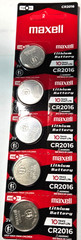 5 PK CR2016 MAXELL (MADE IN JAPAN) DL2016 ECR2016 (GREAT EXP 12/36) FREE SHIP