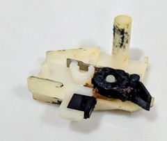 15 Original OEM Interior Plastic & Metal Parts For Technics SL-3300 Turntable