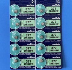 [EXP 10/2030] Brand New 10 MURATA / SONY 377 SR626SW Watch Battery – CA Seller