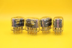 4x IN-12A or IN-12B ИН-12 Soviet Nixie Tubes for Clock / USED / Tested