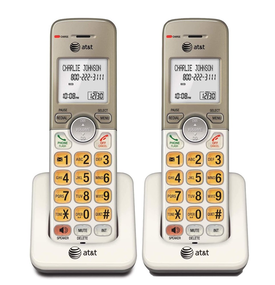 2 x AT&T EL50003 / EL50013 1.9GHz DECT 6.0 Cordless Handset for EL52203, EL52253