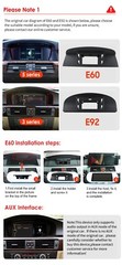 Android 12 8Core 8+128GB Autoradio 10.33″ GPS Navi Carplay 4G BT für BMW E60 CCC