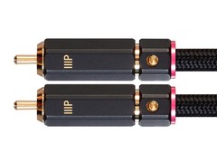 Monoprice Male RCA 2 Channel Stereo Audio Cable – 3 Feet – Black, Gold Plated
