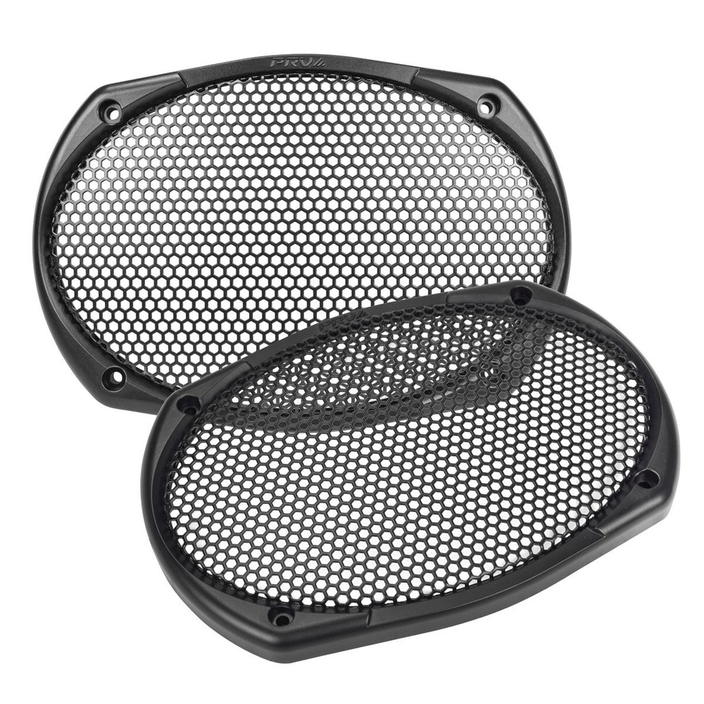 2x PRV Audio 69GRILL-MESH 6×9″ Steel Mesh Speakers Grill Cover Protector Black