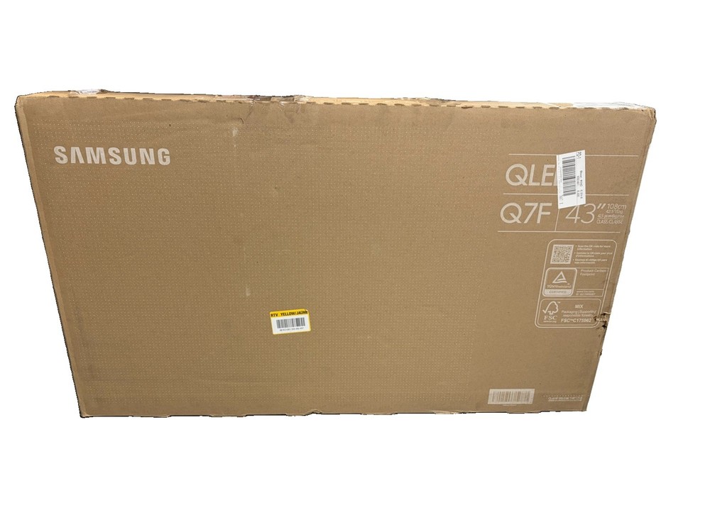 Samsung 43” QLED Q7F 4K Smart TV QN43Q7F 2025 Model Open Box