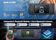 Eonon Android 13 Head Unit Car GPS Sat Nav Radio Apple CarPlay Audio for BMW E39