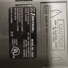 Emerson Model ES27 AM/FM/CD With Remote ☆Read Description PARTS OR REPAIR AS IS