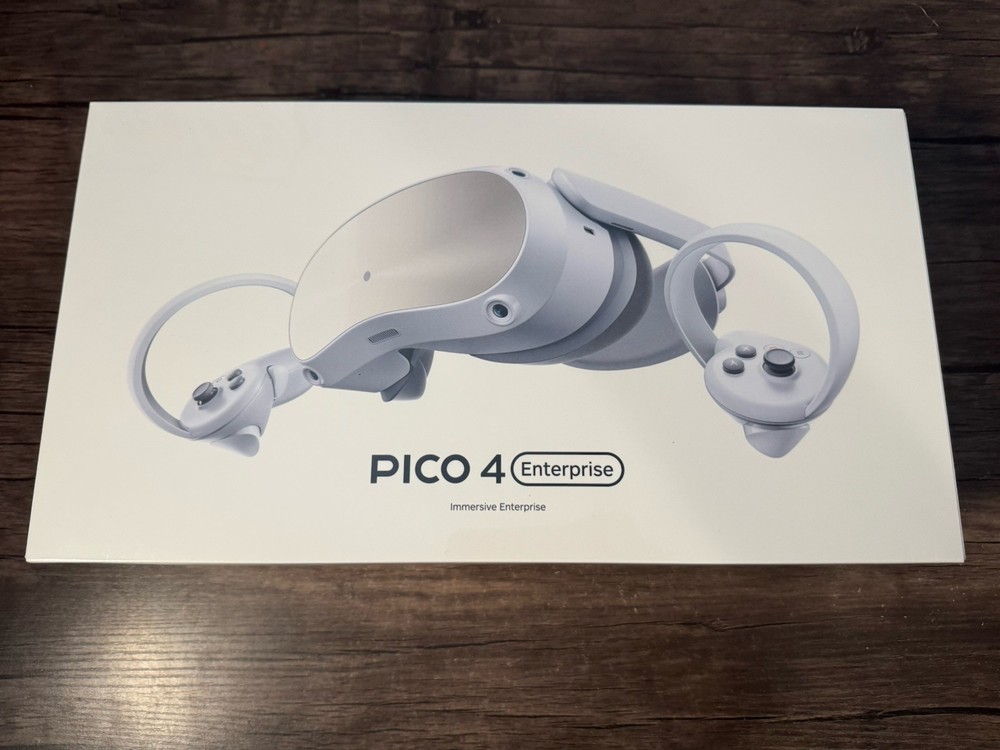Pico 4 Enterprise 8GB + 256GB White VR Headset NEW SEALED – FAST SHIP