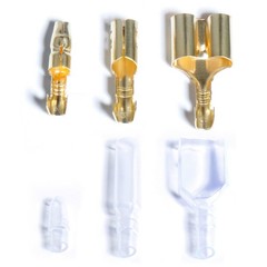 140/700X Motorcycle Brass Bullet Terminal Male&Female Electrical Wire Connectors