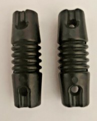 Antenna Insulators (2) Shortwave Ham CB High Quality Strong in Wht Blk, or Gry