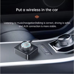 Bluetooth 5.0 Receiver 3.5mm AUX To 2 RCA Audio 3D Stereo Adapter for Car Home@h