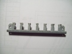 Push Button Switch, Chassis, Six Key, 10mm Pitch, E-Switch / Toneluck / C&K
