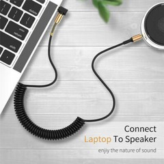 3.5mm Male to Male AUX Cable Cord L-Shaped Right Angle Car Audio Headphone Jack
