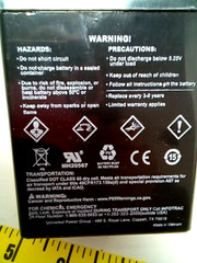 Non-Spillable Lead-Acid Battery 6V – 4.5Ah