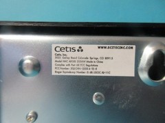 NEW BLACK CETIS PUSH-BUTTON WALL TELEPHONE PHONE HAC AEGIS 2554W WITH GRAY CORD